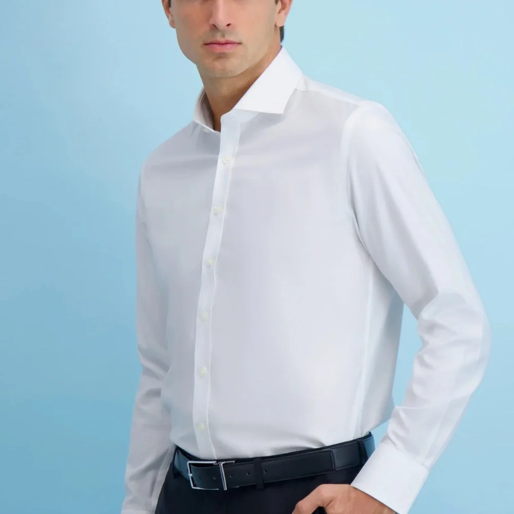 A. I. Stone Men's White Dress Shirt